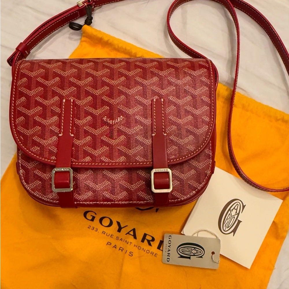 *SOLD* Goyard Red Belvedere Bag